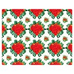 Retro 1880s Flowers Pattern 13 Premium Plush Fleece Blanket (Medium)