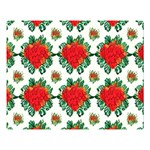 Retro 1880s Flowers Pattern 13 Premium Plush Fleece Blanket (Large)