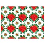 Retro 1880s Flowers Pattern 13 Premium Plush Fleece Blanket (Extra Small)