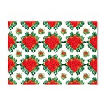 Retro 1880s Flowers Pattern 13 Crystal Sticker (A4)