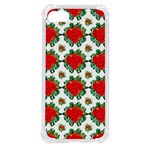 Retro 1880s Flowers Pattern 13 iPhone SE