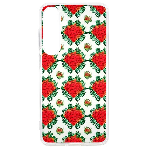 Retro 1880s Flowers Pattern 13 Samsung Galaxy S24 Ultra 6.9 Inch TPU UV Case from ArtsNow.com Front