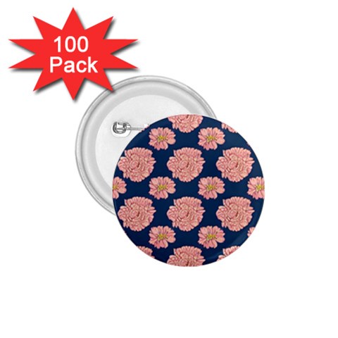 Retro 1880s Flowers Pattern 16 1.75  Buttons (100 pack)  from ArtsNow.com Front