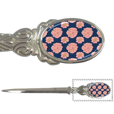 Retro 1880s Flowers Pattern 16 Letter Opener from ArtsNow.com Front