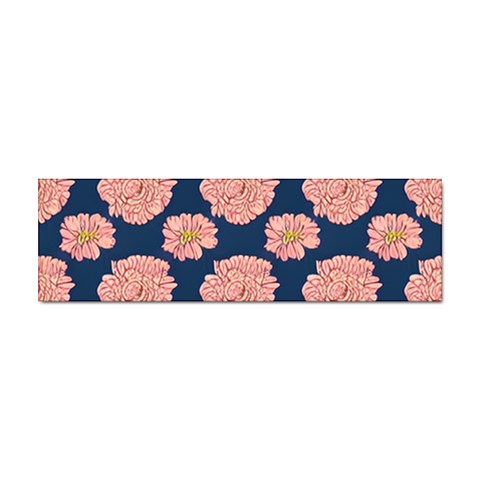 Retro 1880s Flowers Pattern 16 Sticker Bumper (10 pack) from ArtsNow.com Front