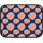 Retro 1880s Flowers Pattern 16 Two Sides Fleece Blanket (Mini)