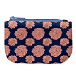 Retro 1880s Flowers Pattern 16 Large Coin Purse