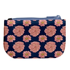 Retro 1880s Flowers Pattern 16 Large Coin Purse from ArtsNow.com Back