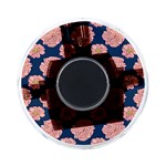 Retro 1880s Flowers Pattern 16 On-the-Go Memory Card Reader