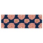 Retro 1880s Flowers Pattern 16 Banner and Sign 6  x 2 