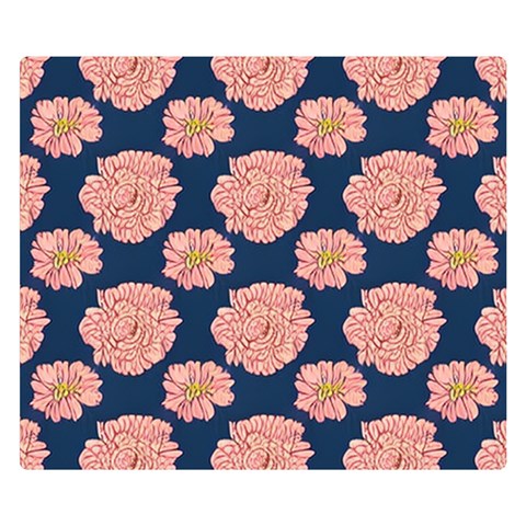 Retro 1880s Flowers Pattern 16 Premium Plush Fleece Blanket (Small) from ArtsNow.com 50 x40  Blanket Front