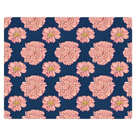 Retro 1880s Flowers Pattern 16 Premium Plush Fleece Blanket (Medium) from ArtsNow.com 60 x50  Blanket Front