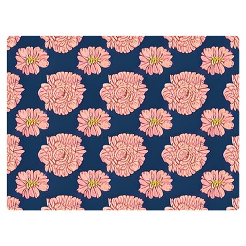 Retro 1880s Flowers Pattern 16 Two Sides Premium Plush Fleece Blanket (Baby Size) from ArtsNow.com 40 x30  Blanket Front