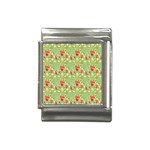 Retro 1880s Flowers Pattern 17 Italian Charm (13mm)