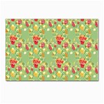 Retro 1880s Flowers Pattern 17 Postcards 5  x 7  (Pkg of 10)