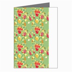 Retro 1880s Flowers Pattern 17 Greeting Cards (Pkg of 8) from ArtsNow.com Left