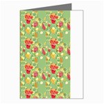 Retro 1880s Flowers Pattern 17 Greeting Cards (Pkg of 8)