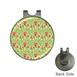 Retro 1880s Flowers Pattern 17 Hat Clips with Golf Markers