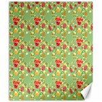 Retro 1880s Flowers Pattern 17 Canvas 20  x 24 