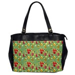 Retro 1880s Flowers Pattern 17 Oversize Office Handbag