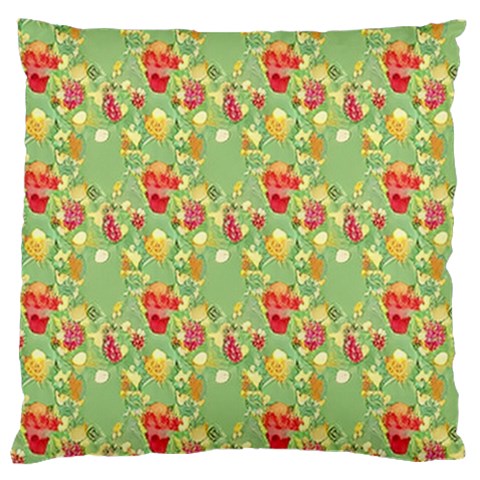 Retro 1880s Flowers Pattern 17 Large Cushion Case (Two Sides) from ArtsNow.com Front