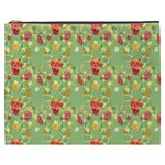 Retro 1880s Flowers Pattern 17 Cosmetic Bag (XXXL)