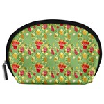 Retro 1880s Flowers Pattern 17 Accessory Pouch (Large)