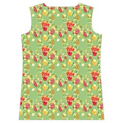 Retro 1880s Flowers Pattern 17 Women s Basketball Tank Top from ArtsNow.com Back