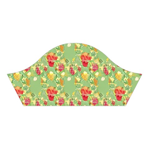 Retro 1880s Flowers Pattern 17 Cotton Crop Top from ArtsNow.com Right Sleeve