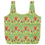 Retro 1880s Flowers Pattern 17 Full Print Recycle Bag (XXL)