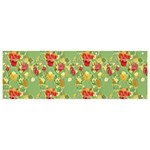 Retro 1880s Flowers Pattern 17 Banner and Sign 9  x 3 