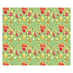 Retro 1880s Flowers Pattern 17 Premium Plush Fleece Blanket (Small)