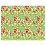 Retro 1880s Flowers Pattern 17 Premium Plush Fleece Blanket (Medium)