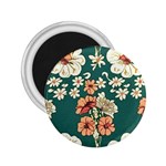 Retro 1880s Flowers Pattern 20 2.25  Magnets