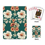 Retro 1880s Flowers Pattern 20 Playing Cards Single Design (Rectangle)