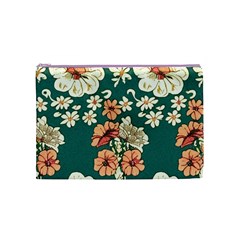 Retro 1880s Flowers Pattern 20 Cosmetic Bag (Medium) from ArtsNow.com Front