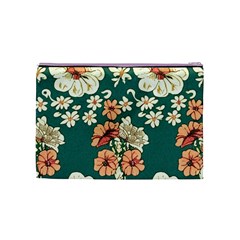 Retro 1880s Flowers Pattern 20 Cosmetic Bag (Medium) from ArtsNow.com Back