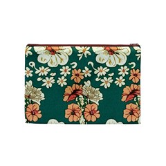 Retro 1880s Flowers Pattern 20 Cosmetic Bag (Medium) from ArtsNow.com Back