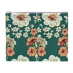 Retro 1880s Flowers Pattern 20 Cosmetic Bag (XL) from ArtsNow.com Front