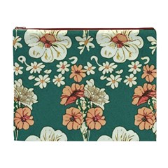 Retro 1880s Flowers Pattern 20 Cosmetic Bag (XL) from ArtsNow.com Front