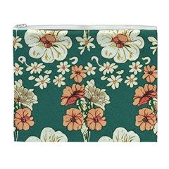 Retro 1880s Flowers Pattern 20 Cosmetic Bag (XL) from ArtsNow.com Front