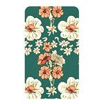 Retro 1880s Flowers Pattern 20 Memory Card Reader (Rectangular)