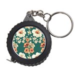 Retro 1880s Flowers Pattern 20 Measuring Tape