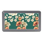 Retro 1880s Flowers Pattern 20 Memory Card Reader (Mini)