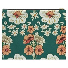 Retro 1880s Flowers Pattern 20 Cosmetic Bag (XXXL) from ArtsNow.com Back