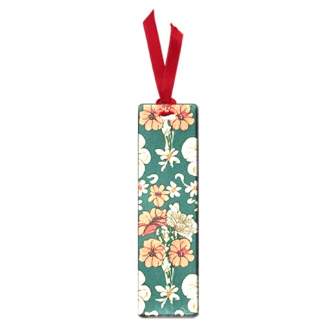 Retro 1880s Flowers Pattern 20 Small Book Marks from ArtsNow.com Front