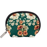 Retro 1880s Flowers Pattern 20 Accessory Pouch (Small)