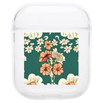 Retro 1880s Flowers Pattern 20 Soft TPU AirPods 1/2 Case