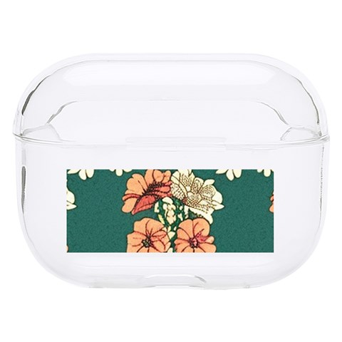 Retro 1880s Flowers Pattern 20 Hard PC AirPods Pro Case from ArtsNow.com Front