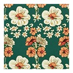 Retro 1880s Flowers Pattern 20 Banner and Sign 3  x 3 